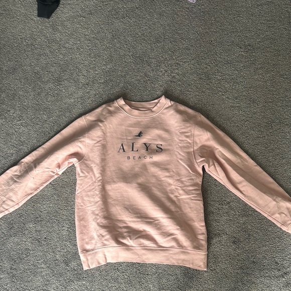 Tops - Alys Beach Pink Sweatshirt